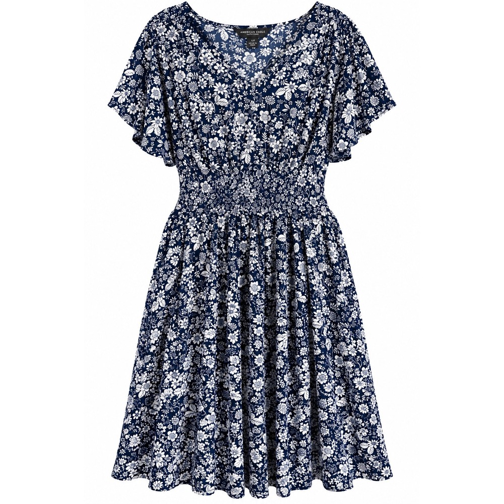 NWT Maggie London Nikola Dress 18W Navy Floral Fit & Flare MSRP $78